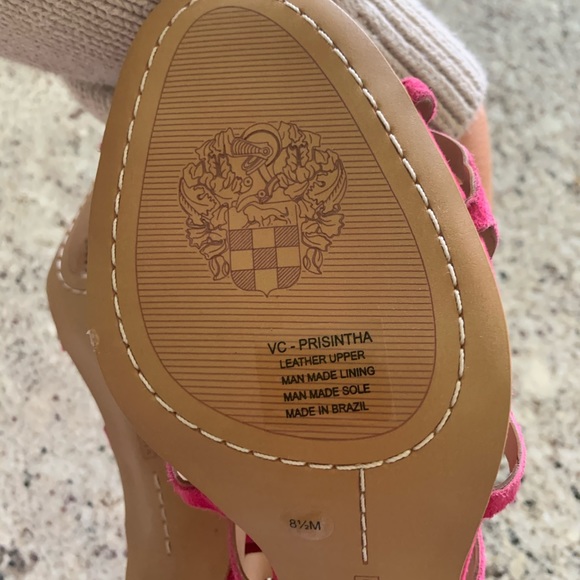 Vince Camuto Petina Cutout Edge Heeled Sandal Shoe - Picture 4 of 4